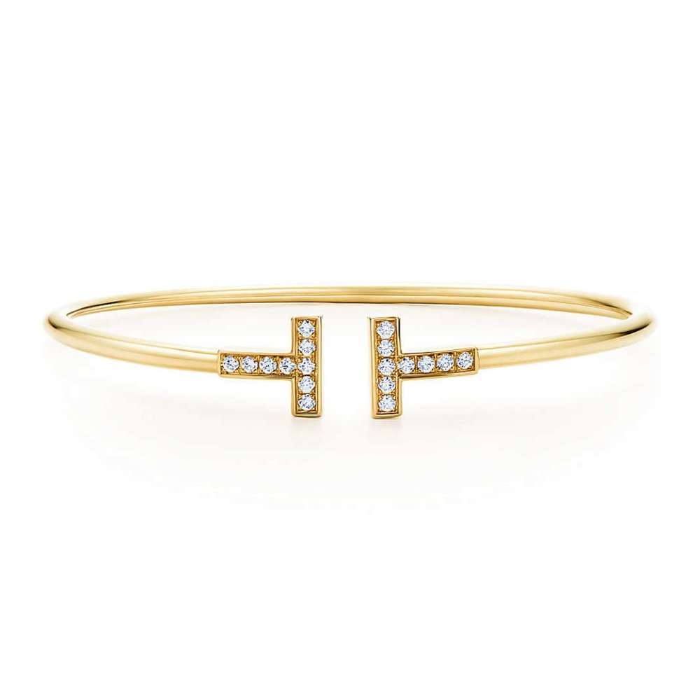 Tiffany & Co. Gold Wire with Diamonds Bracelet